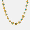 Floral Grace Christian Titanium Steel  Necklace