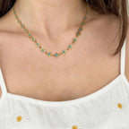 Floral Grace Christian Titanium Steel  Necklace