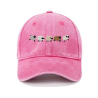 Follow Jesus Christian Washed Hat