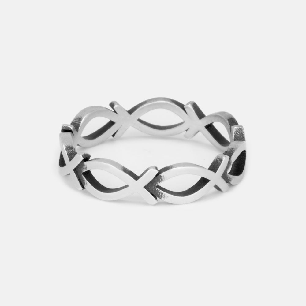 Follow Me Christian 925 Sterling Silver Ring