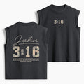For God So Loved The World Camo Christian Women's Washed Tank Top