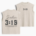 For God So Loved The World Camo Christian Women's Washed Tank Top