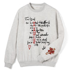 For God So Loved The World Christian Fleece Sweatshirt
