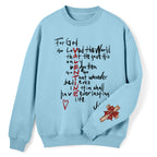 For God So Loved The World Christian Fleece Sweatshirt