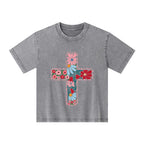 For God So Loved The World Christian Washed T-Shirt