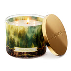 Forest Pine Trees 3-Wick Candle