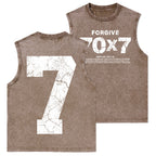 Forgive 70X7 Christian Washed Tank Top