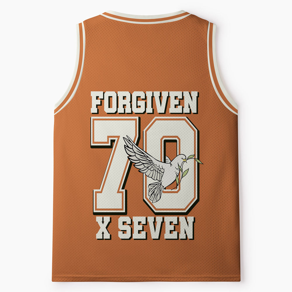 Forgiven Always Christian Mesh Jersey Tank Top