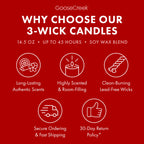 Fresh Orchard Apple 3-Wick Candle