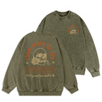 From Death To Life Christian Washed Sweatshirt