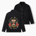 From Death To Life Christian Denim Jacket