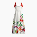 Fruit Of The Spirit Chrisitan Tie Shoulder Maxi Dress