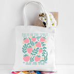 Fruit Of The Spirit Christian Canvas Tote Bag