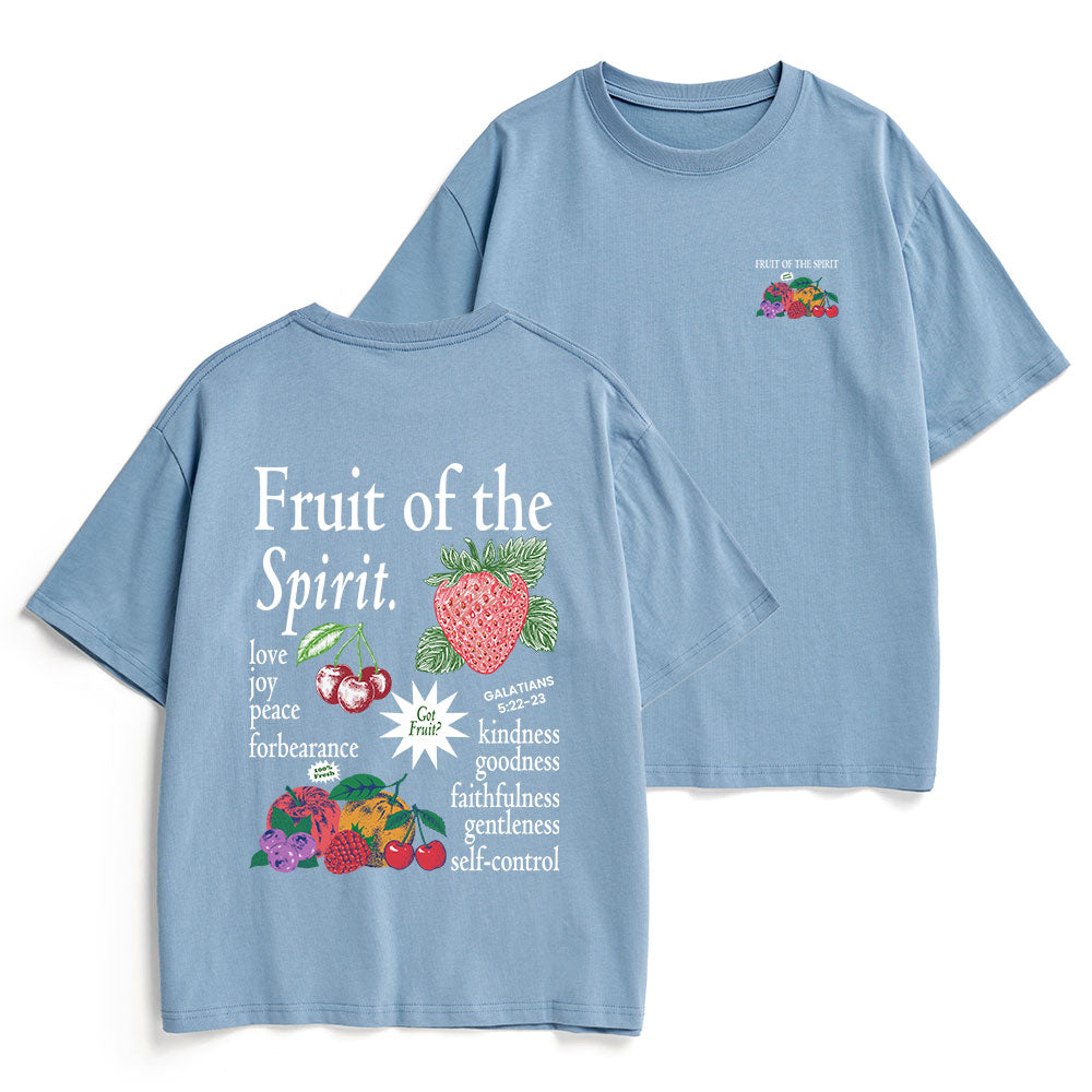 Fruit Of The Spirit Christian Heavy Cotton T-Shirt