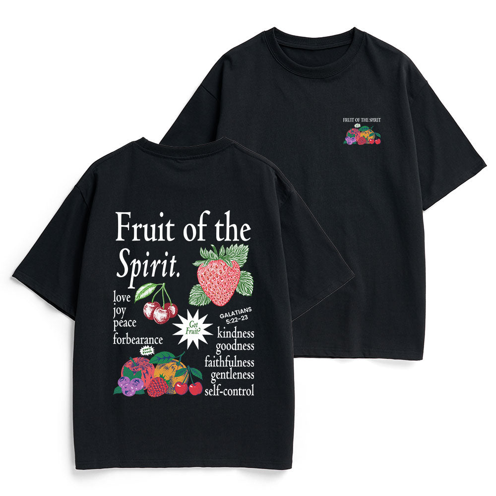 Fruit Of The Spirit Christian Heavy Cotton T-Shirt