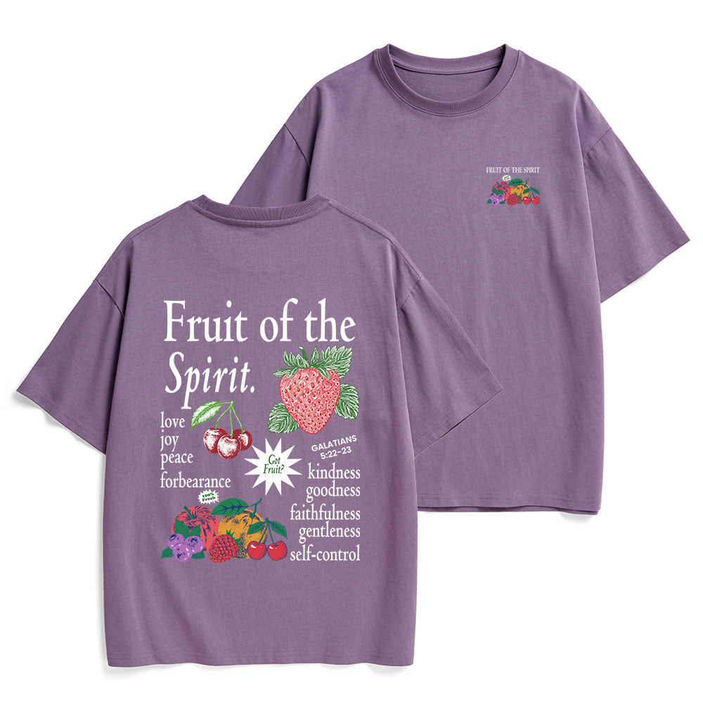 Fruit Of The Spirit Christian Heavy Cotton T-Shirt