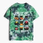 Fruit Of The Spirit Christian Heavy Cotton Tie Dye T-Shirt