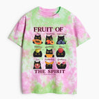 Fruit Of The Spirit Christian Heavy Cotton Tie Dye T-Shirt
