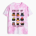 Fruit Of The Spirit Christian Heavy Cotton Tie Dye T-Shirt