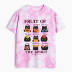 Fruit Of The Spirit Christian Heavy Cotton Tie Dye T-Shirt