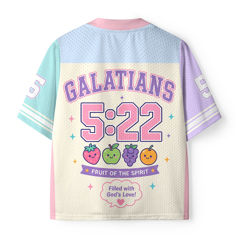 Fruit Of The Spirit Christian Kid Mesh Jersey & Shorts