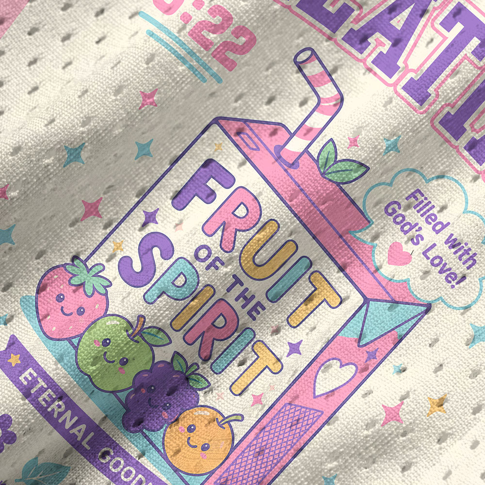 Fruit Of The Spirit Christian Kid Mesh Jersey & Shorts