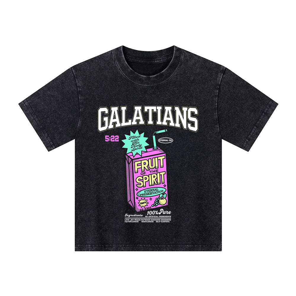 Fruit Of The Spirit Christian Kid Washed T-Shirt