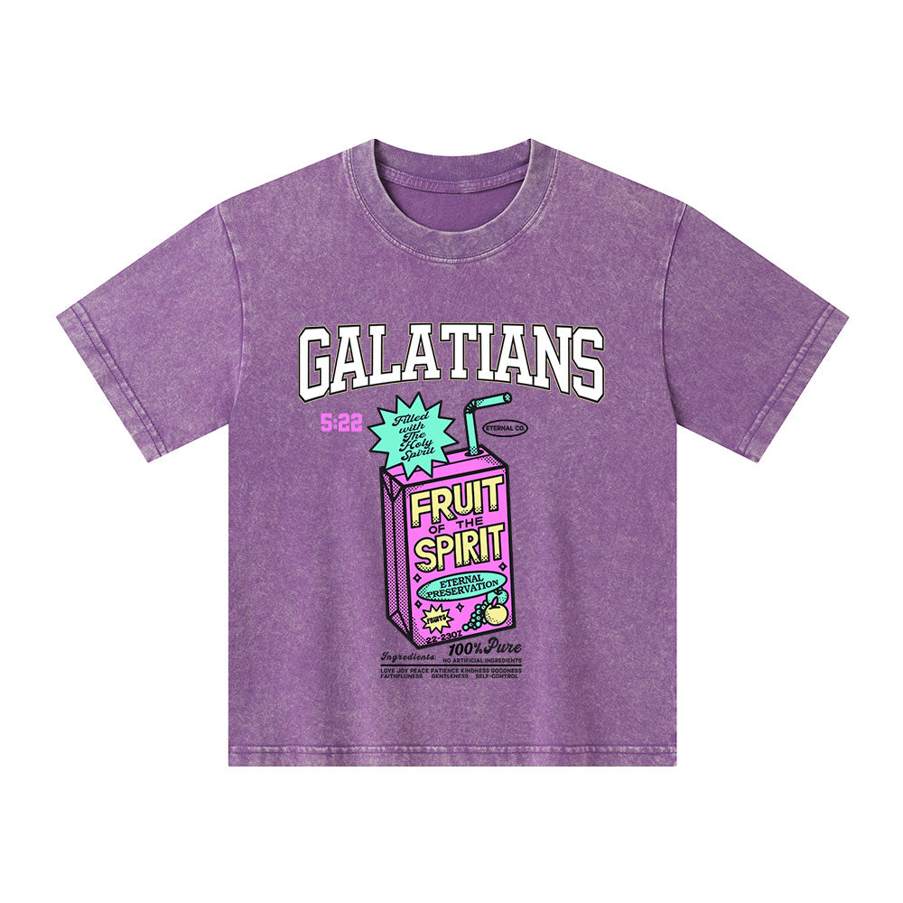 Fruit Of The Spirit Christian Kid Washed T-Shirt
