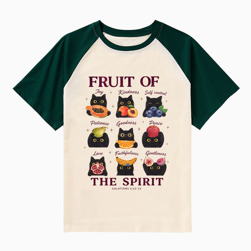 Fruit Of The Spirit Christian Raglan Sleeve T-Shirt