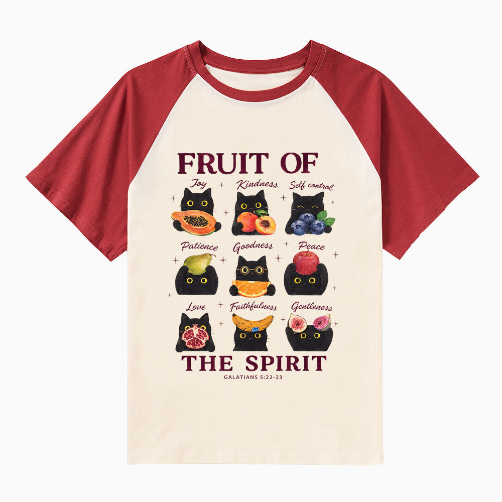 Fruit Of The Spirit Christian Raglan Sleeve T-Shirt