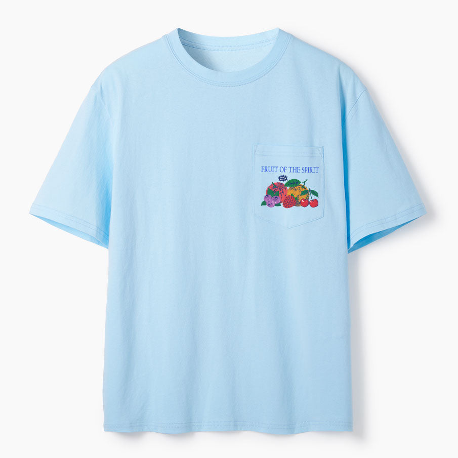 Fruit Of The Spirit Christian Unisex Pocket T-Shirt