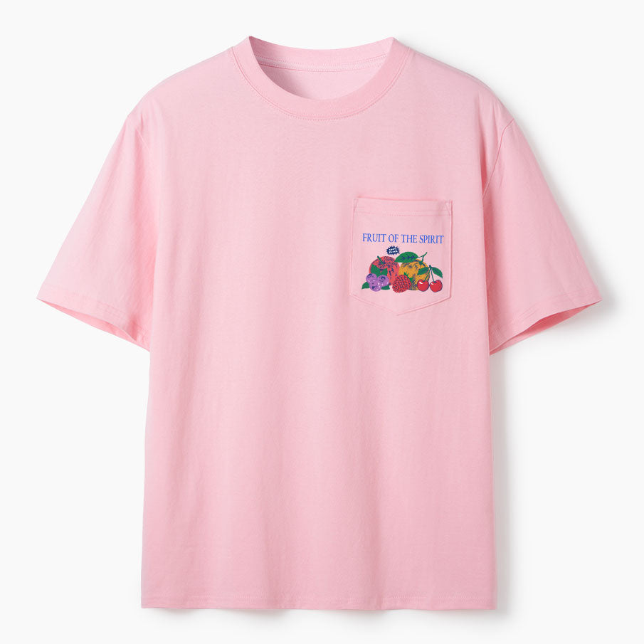 Fruit Of The Spirit Christian Unisex Pocket T-Shirt