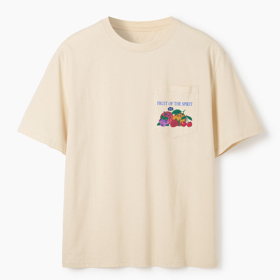 Fruit Of The Spirit Christian Unisex Pocket T-Shirt