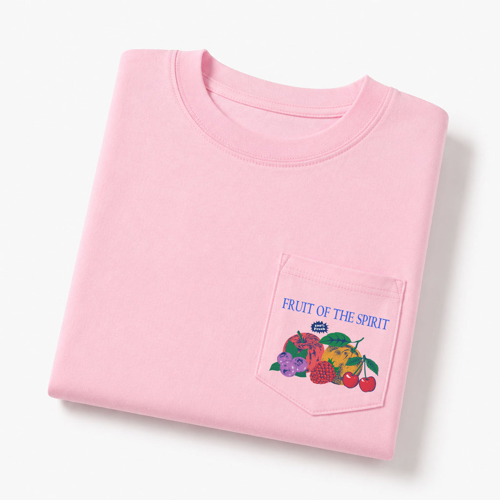 Fruit Of The Spirit Christian Unisex Pocket T-Shirt