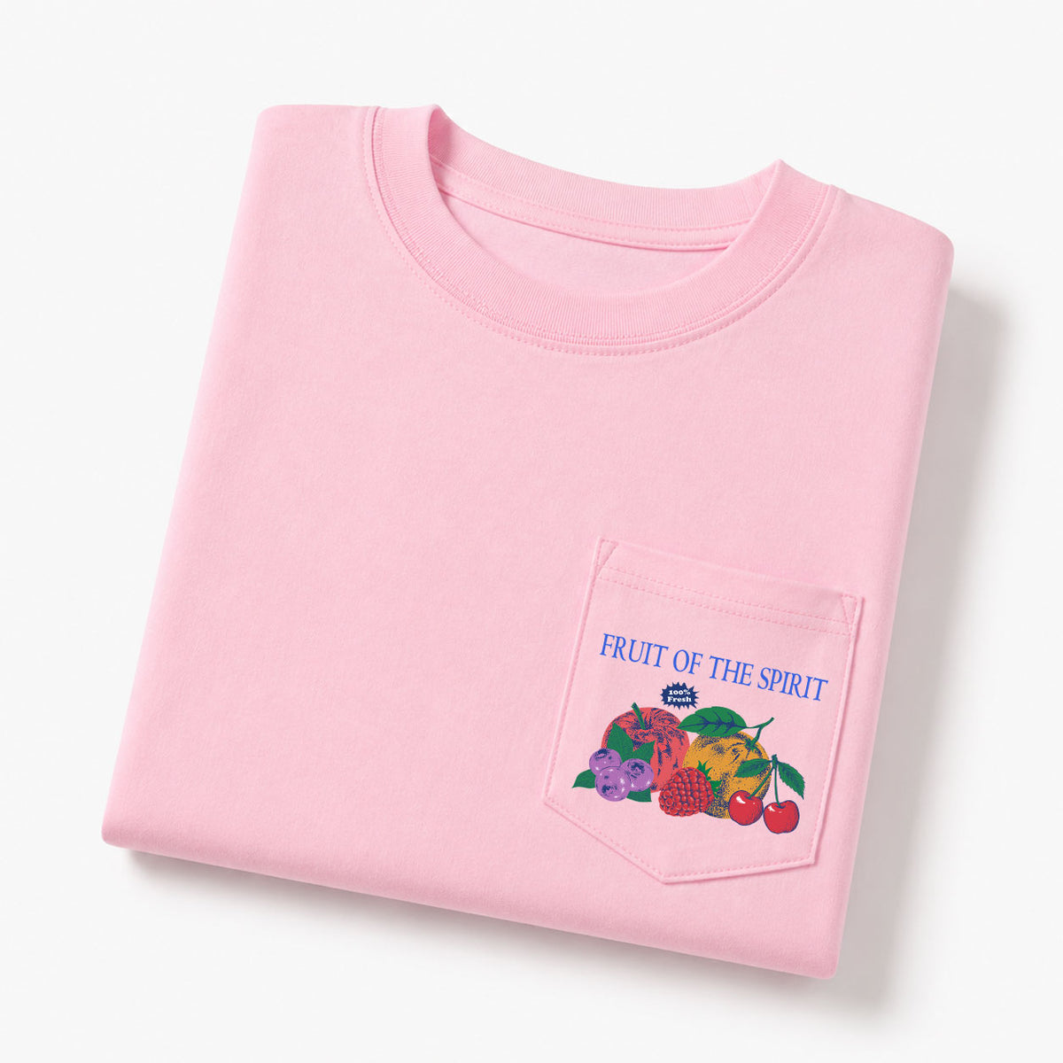 Fruit Of The Spirit Christian Unisex Pocket T-Shirt