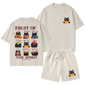 Fruit Of The Spirit Christian Washed T-Shirt & Shorts