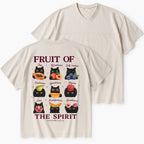 Fruit Of The Spirit Christian Washed V-Neck T-Shirt