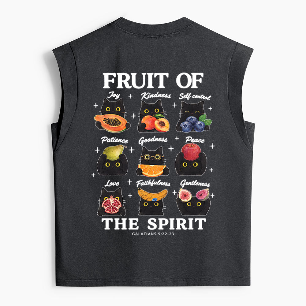 Fruit Of The Spirit Christian Women's Washed Tank Top