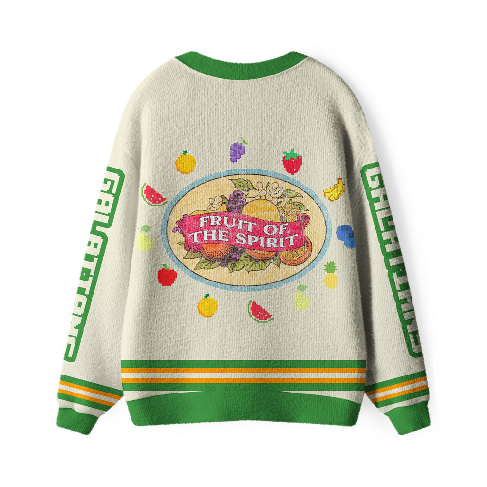 Fruit Of The Spirit The Heavens Are Roaring Christian Lightweight Cardigan