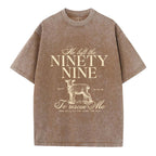 He Left The 99 To Rescues Me Christian Washed T-Shirt