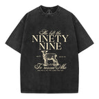 He Left The 99 To Rescues Me Christian Washed T-Shirt