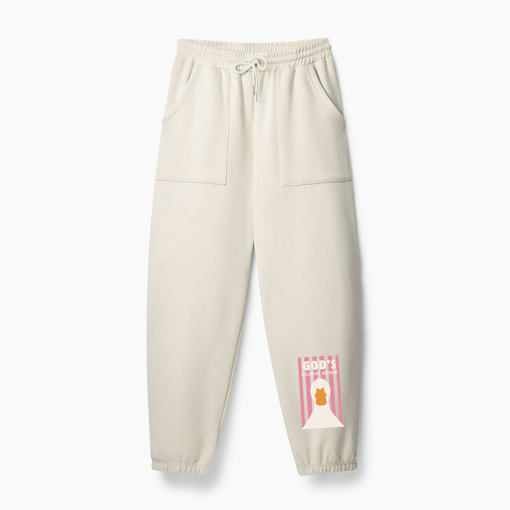 God's Silliest Gooes Christian Fleece Sweatpants