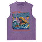 Get In Loser We Are Doing God's Will Christian Washed Tank Top