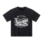 Get In Loser We're Doing God's Will Christian Kid Washed T-Shirt