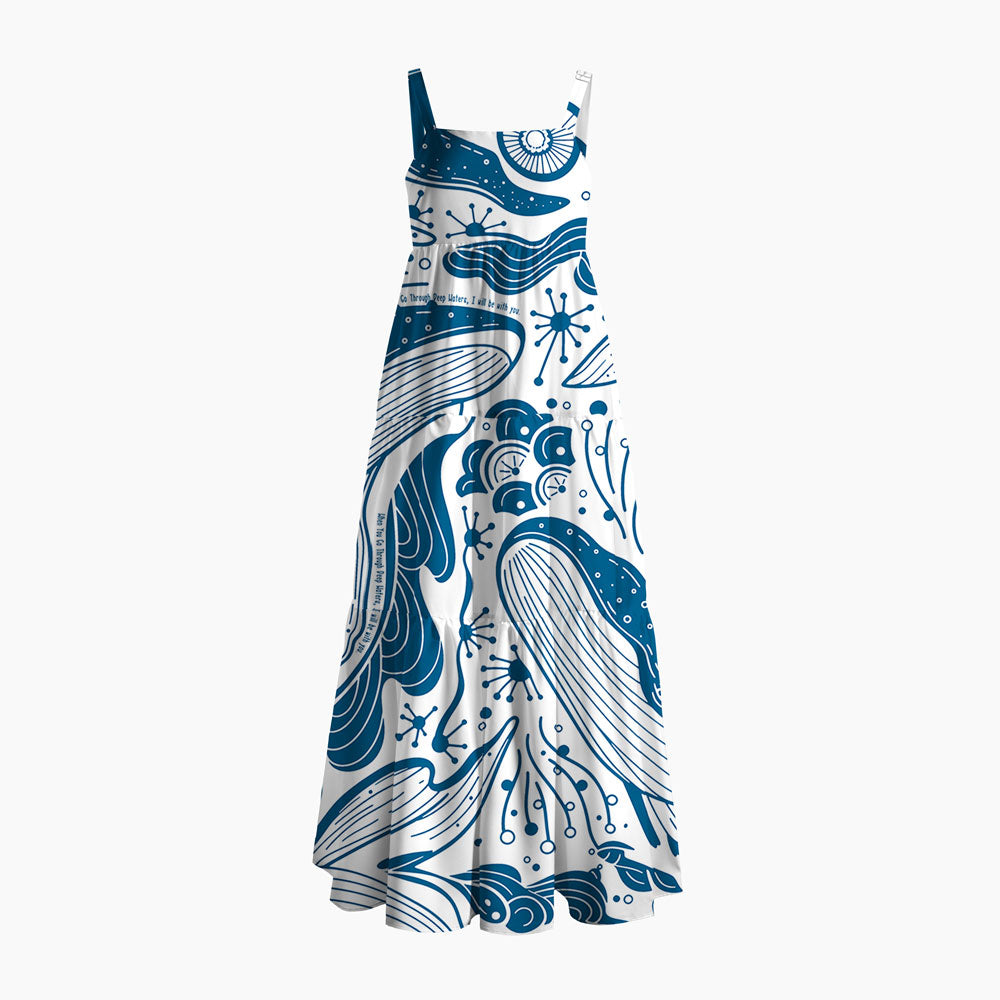 Go Through Deep Waters Christian Maxi Dress