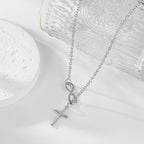 Membership God Blessed You Lucky Cross Necklace