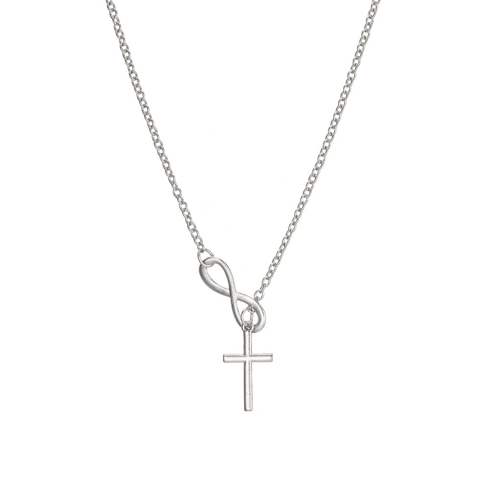 Membership God Blessed You Lucky Cross Necklace