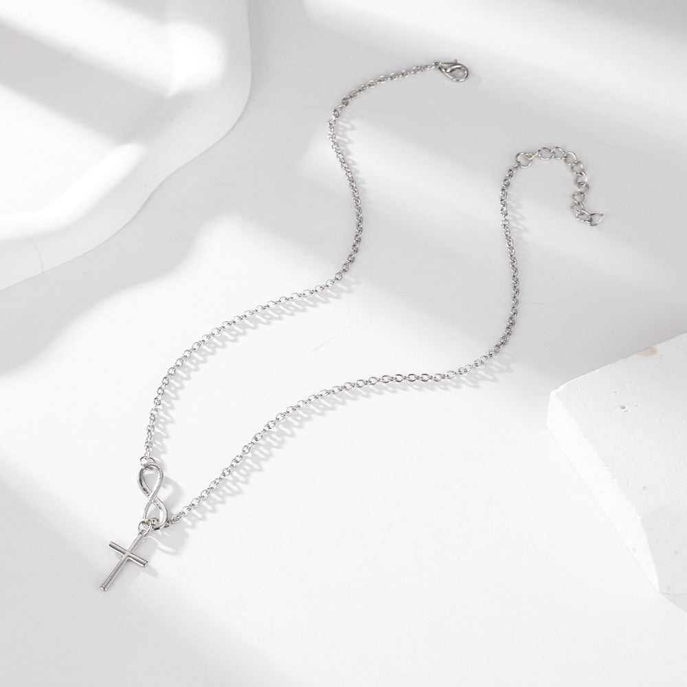Membership God Blessed You Lucky Cross Necklace