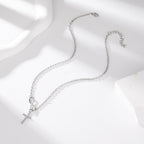 God Blessed You Lucky Cross Necklace