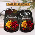 God Calls You Beautiful Personalized Aluminium Keychain